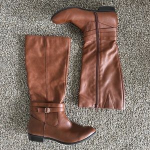 COPY - Style & Co. Tall Brown Side Zipper Boot